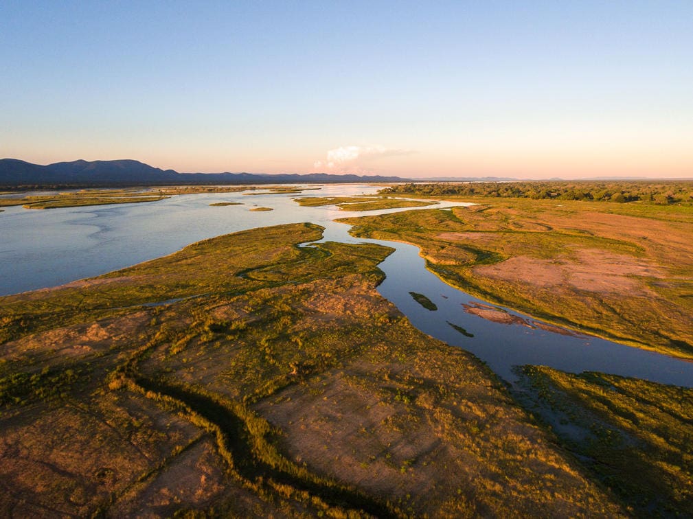 Views of the Mana Pools National Park